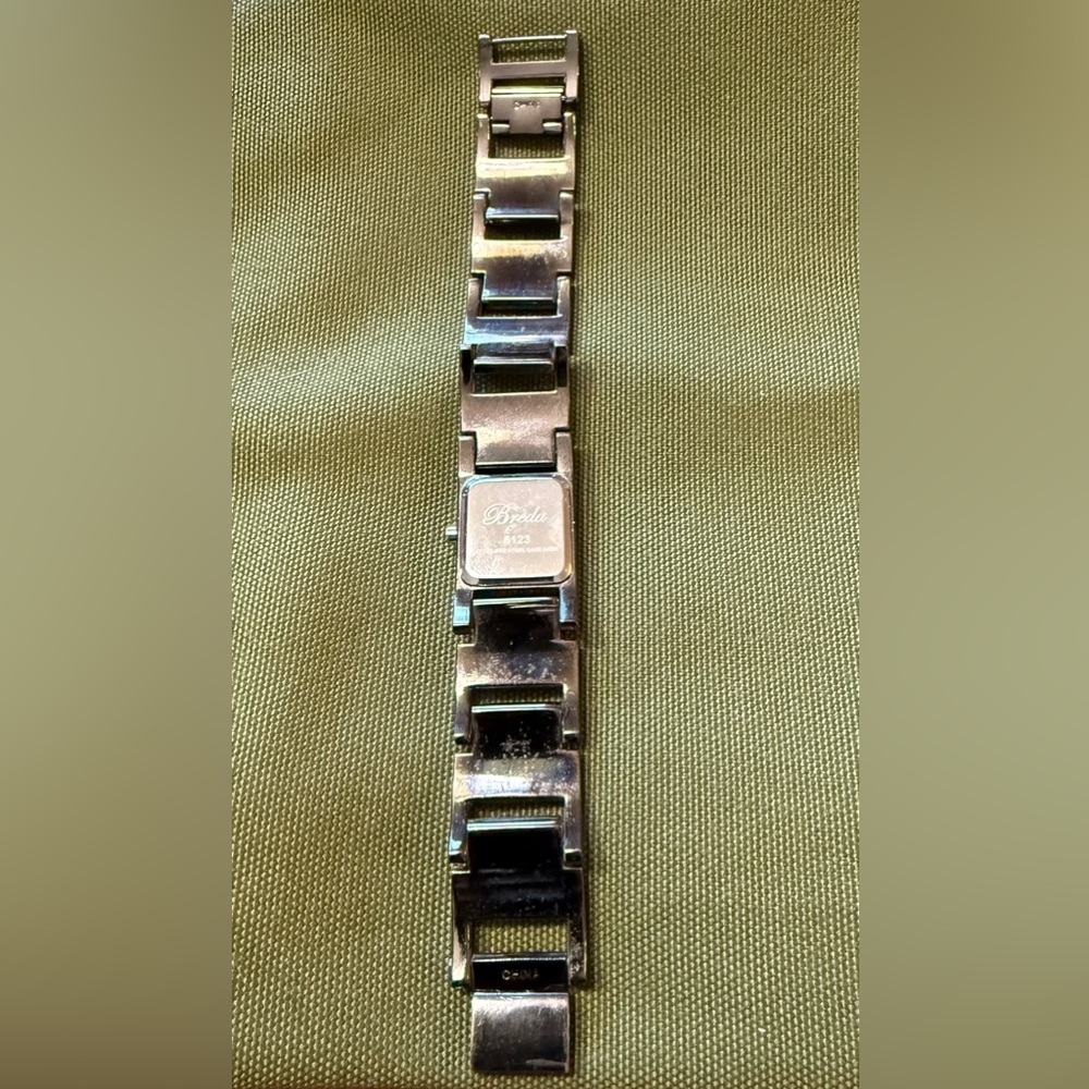 Breda Woman Square Metal Watch - Picture 3 of 4